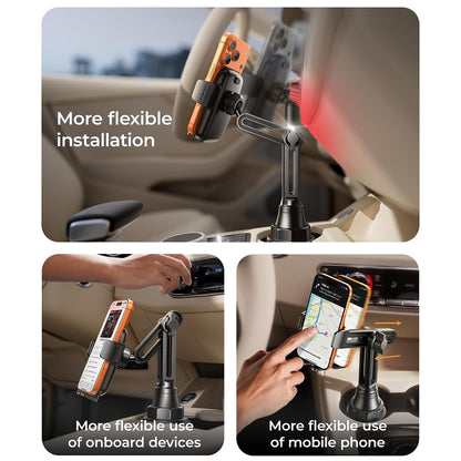 Support Auto Lisen pour Téléphone / Tablette, 4.5inch - 12.9inch, Noir YL0223070048