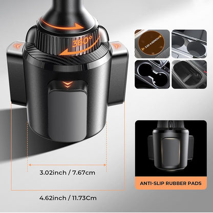 Support Auto Lisen, 4.7 pouces - 7.2 pouces, Noir YL0220100001