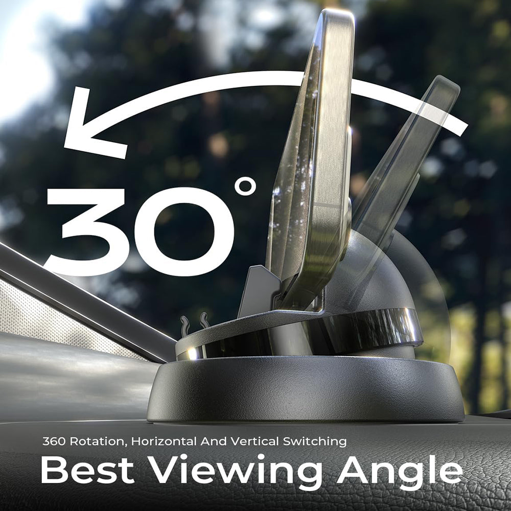 Autohalterung Lisen für Telefon / Tablet mit einer Dicke von 6mm - 13mm, Schwarz YL0224060015