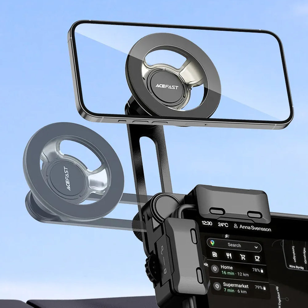 Support Auto Magnétique Acefast D43, Universel, Noir