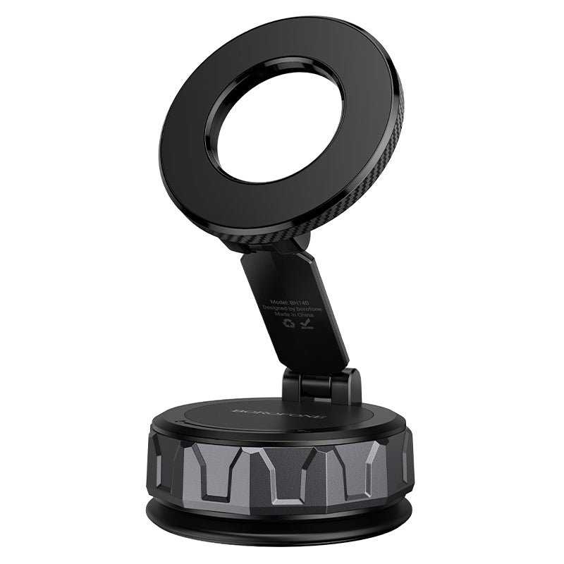 Support Auto Magnétique Borofone BH140 Gloria, 4,5 pouces - 7 pouces, Noir