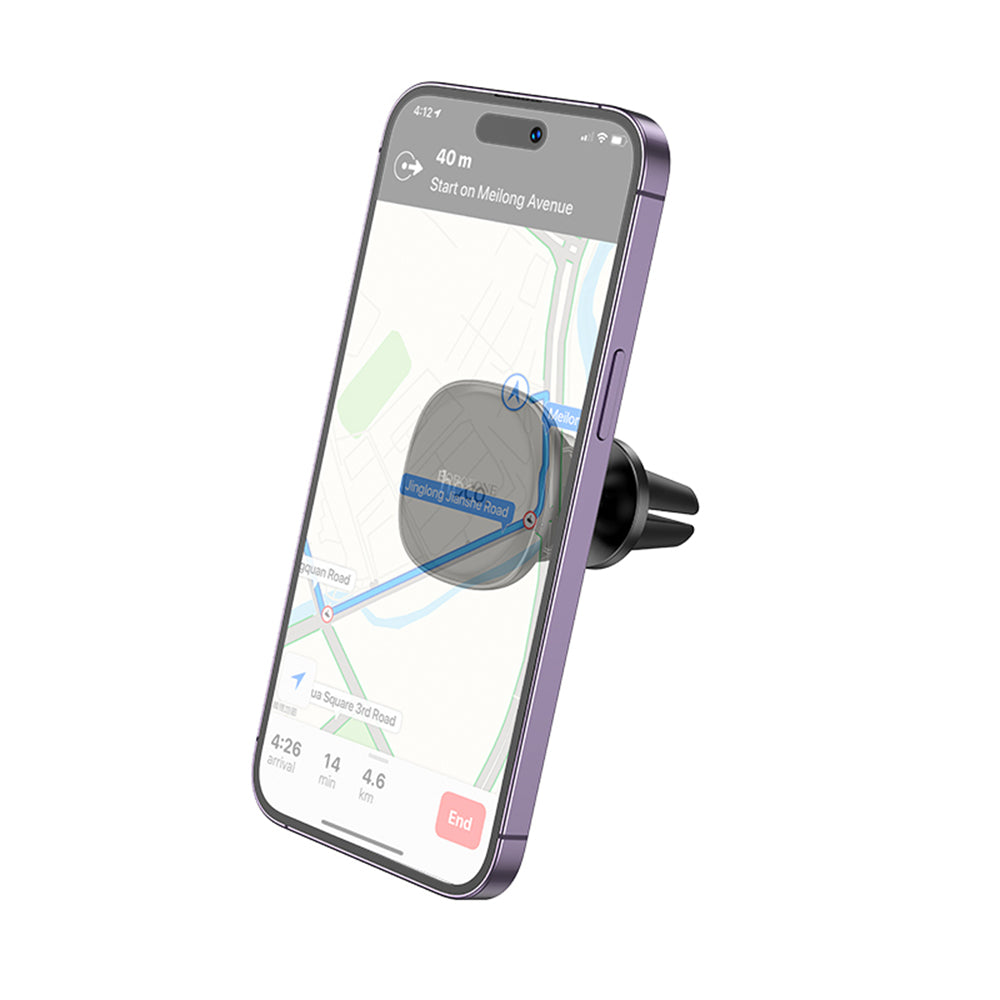 Support Auto Magnétique Borofone BH102 Cloud, 4.5 pouces - 7 pouces, Noir