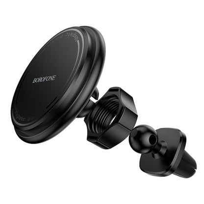 Support Auto Magnétique Borofone BH135 Parker, Universel, Noir
