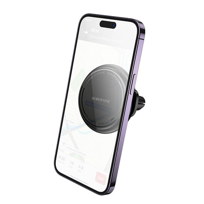 Support Auto Magnétique Borofone BH135 Parker, Universel, Noir