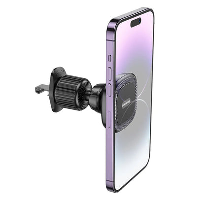 Support Auto Magnétique Borofone BH96 Ice, Universel, Noir Gris