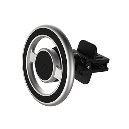 Support Auto Magnétique Fixe, Universel, Argenté