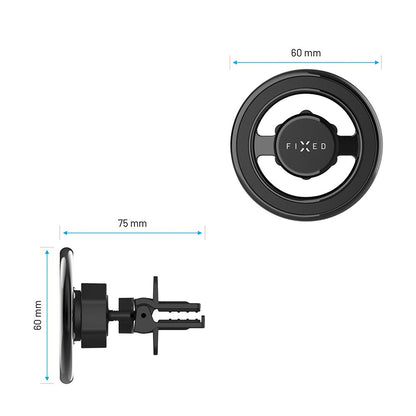Support Auto Magnétique Fixe, Universel, Argenté