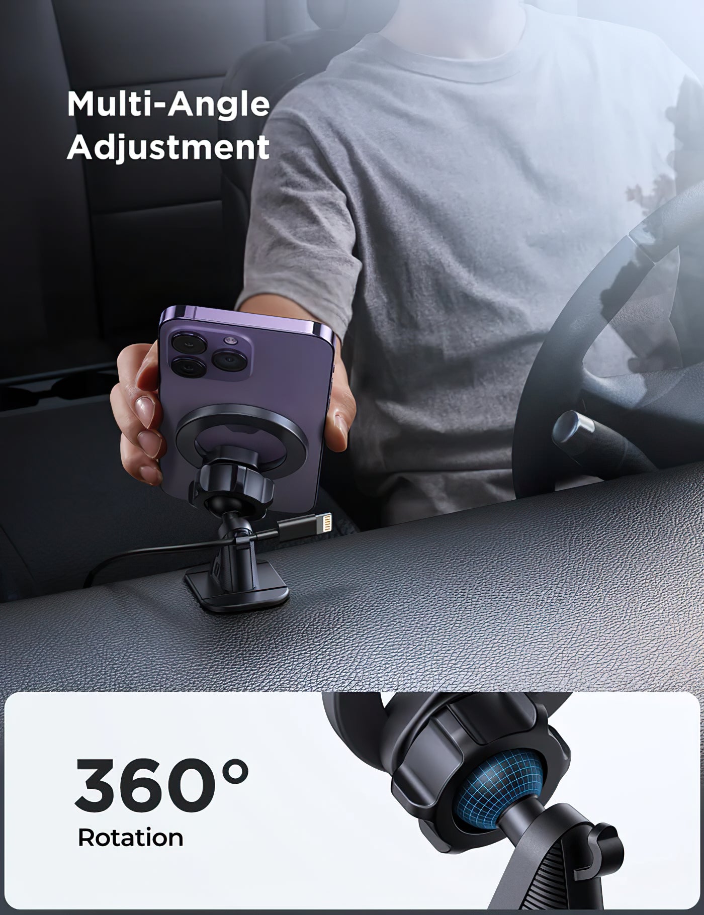 Magnetische Autohalterung Joyroom JR-ZS376, Schwarz