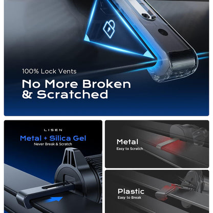 Support Auto Magnétique Lisen, Universel, Noir YL0222100001