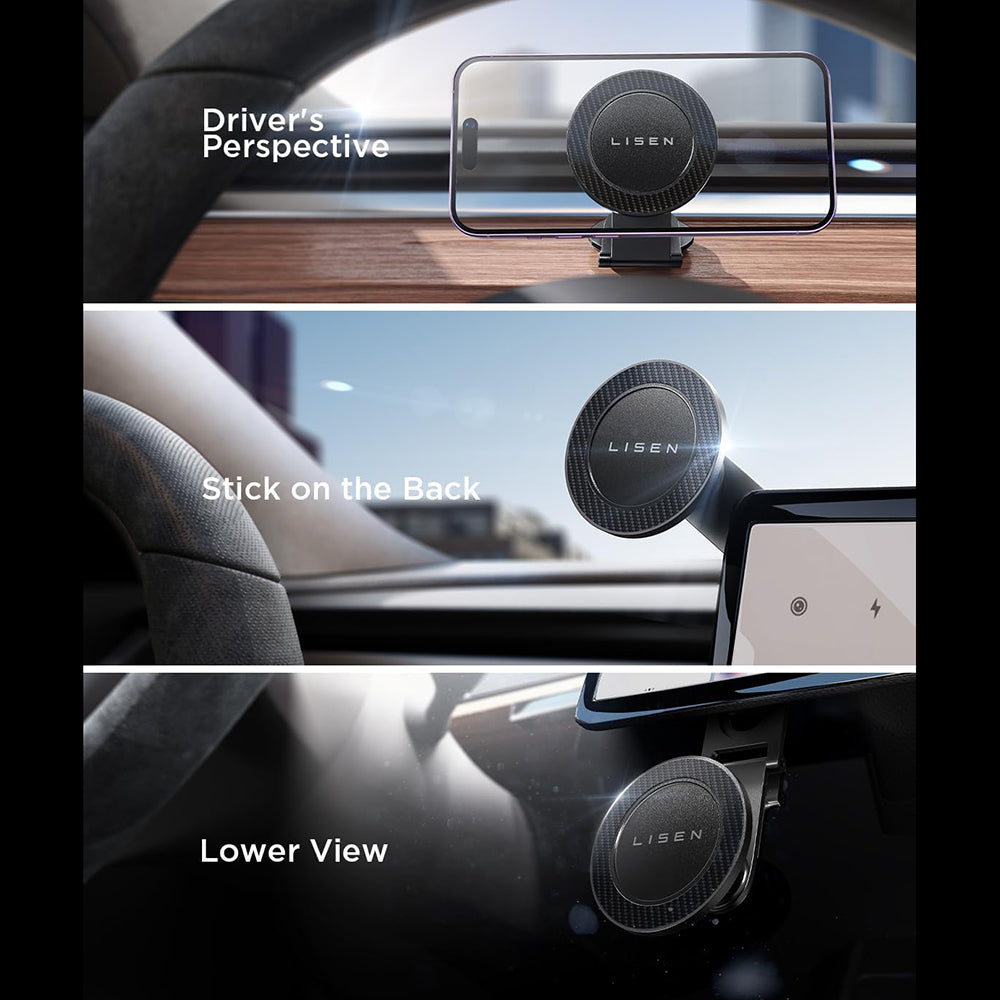 Support Auto Magnétique Lisen, Universel, Noir YL0223050002