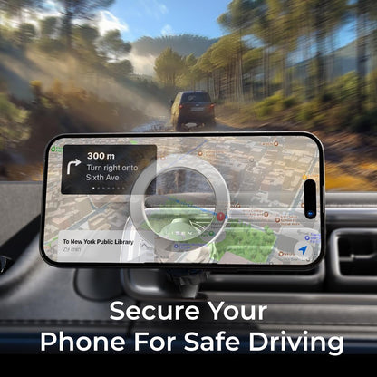 Lisen Magnetic Car Holder, Universal, Black YL0223110033