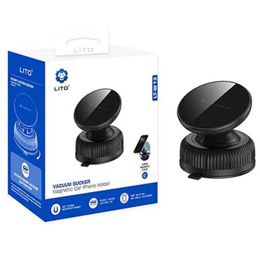 Magnetische Autohalterung Lito LT-W12, Universal, Schwarz