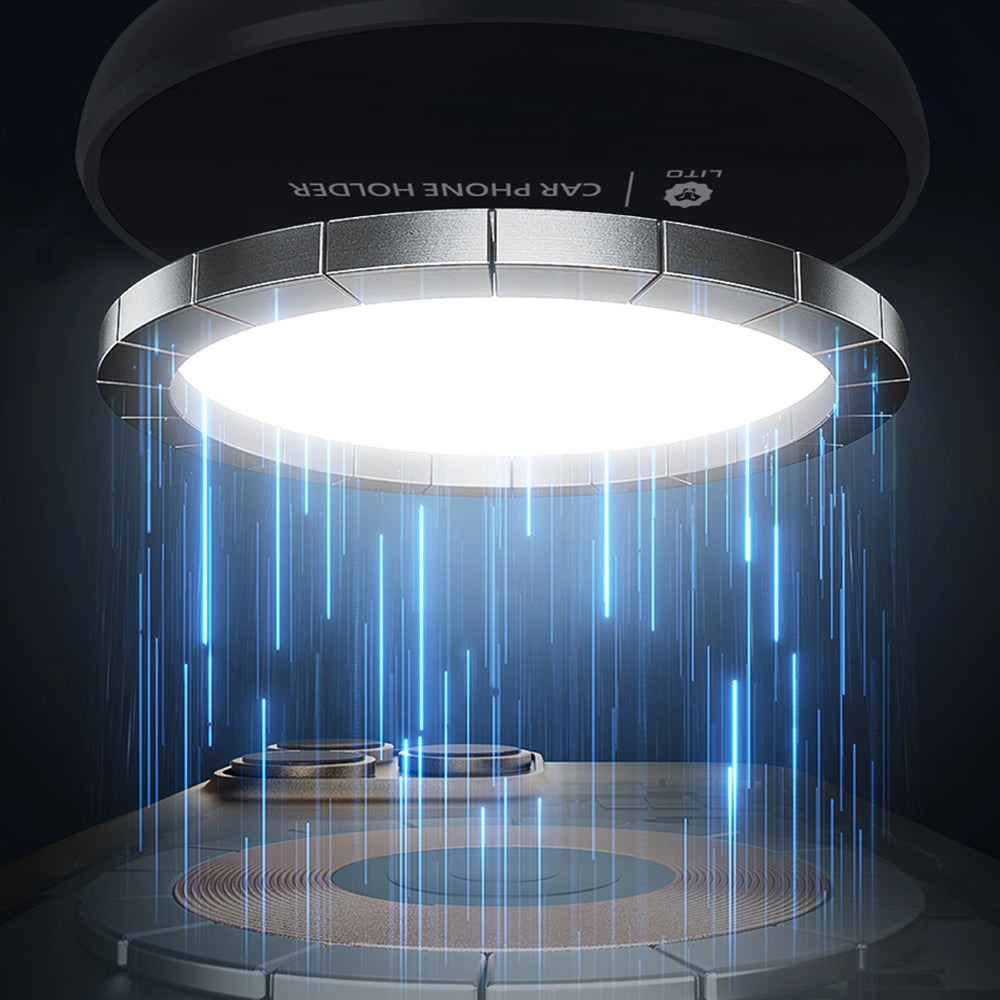 Magnetische Autohalterung Lito LT-W12, Universal, Schwarz