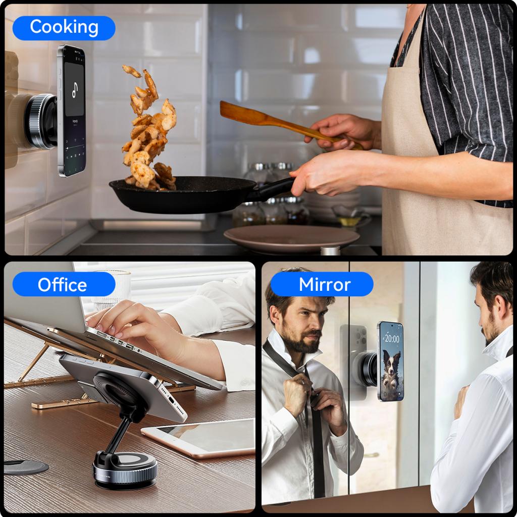 Support Auto Magnétique XO Design C169, Universel, Noir