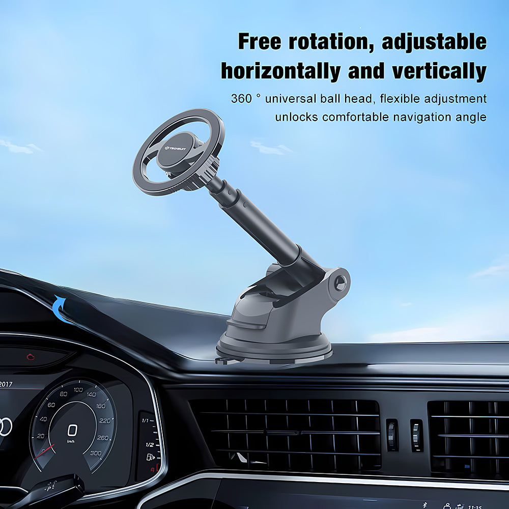 Support Auto Magnétique Techsuit S12, Universel, Noir