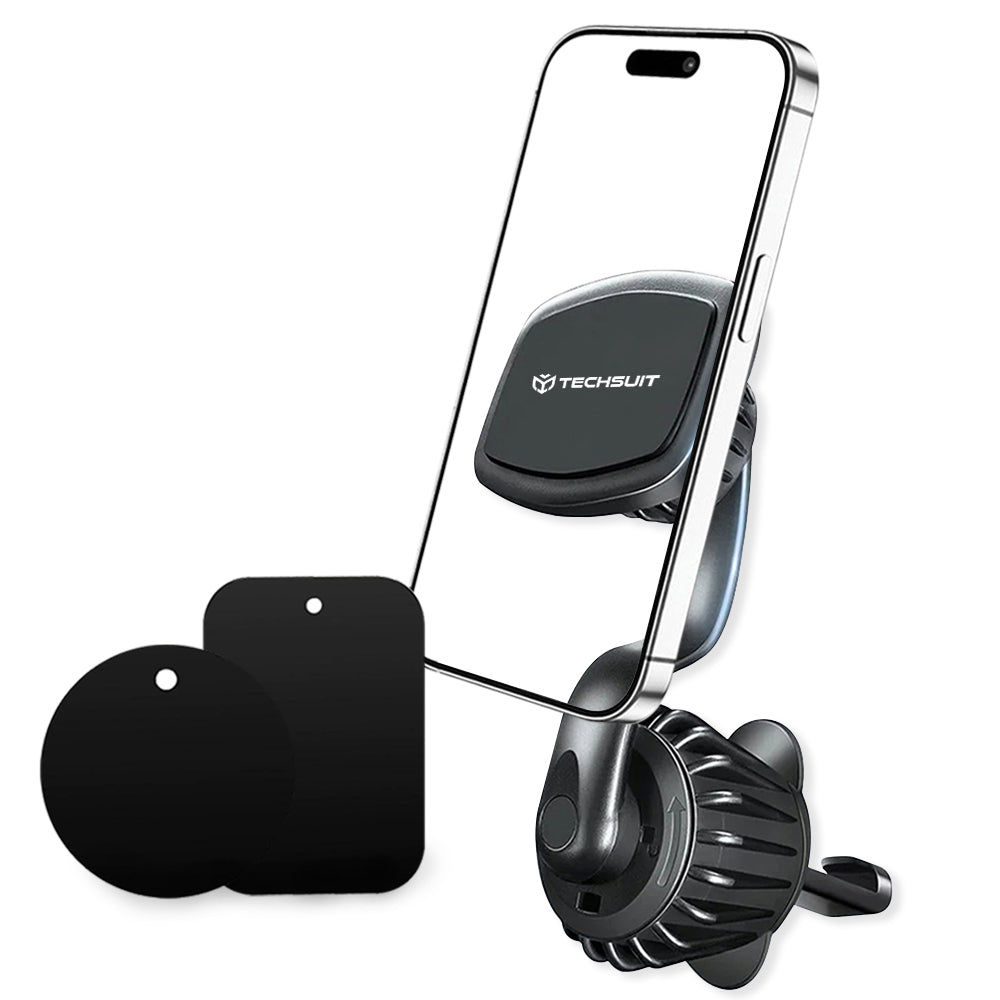 Support Auto Magnétique Techsuit S3, Universel, Noir