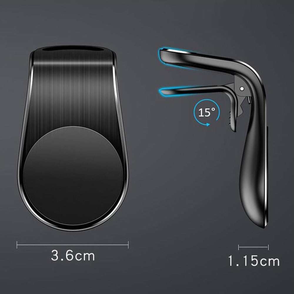 Support Auto Magnétique Techsuit S7, Universel, Argenté