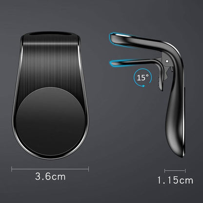 Support Auto Magnétique Techsuit S7, Universel, Argenté