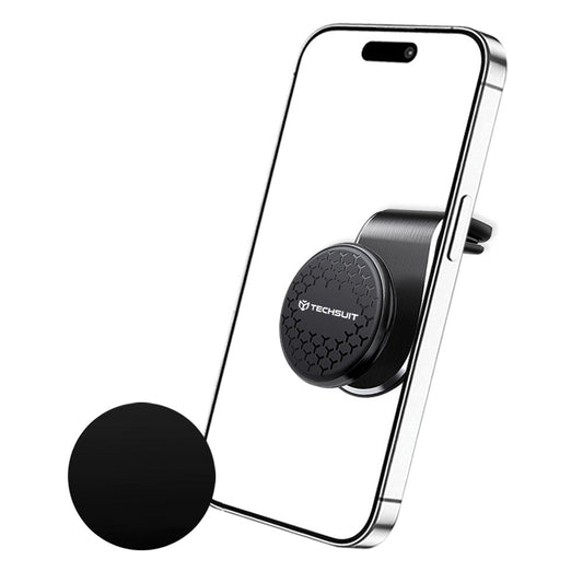 Support Auto Magnétique Techsuit S8, Universel, Argenté