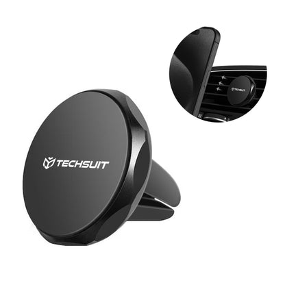 Support Auto Magnétique Techsuit S9, Universel, Argenté