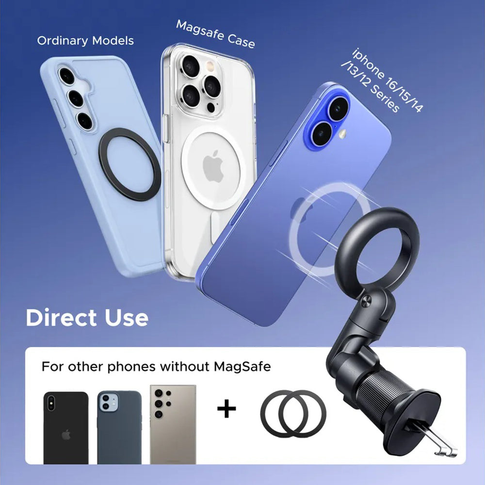 Support Auto Magnétique UGREEN LP923 (65185), Universel, Noir