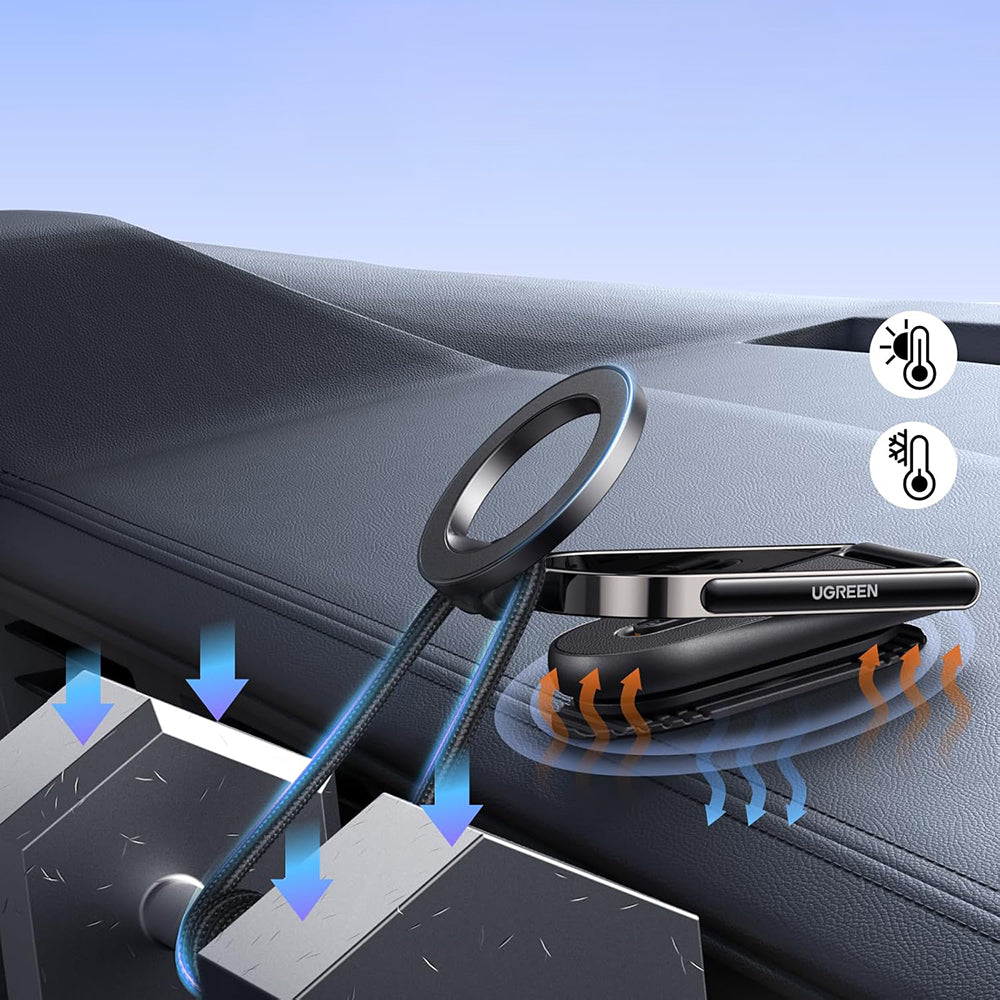 Magnetische Autohalterung UGREEN LP924 (65186), Universal, Schwarz