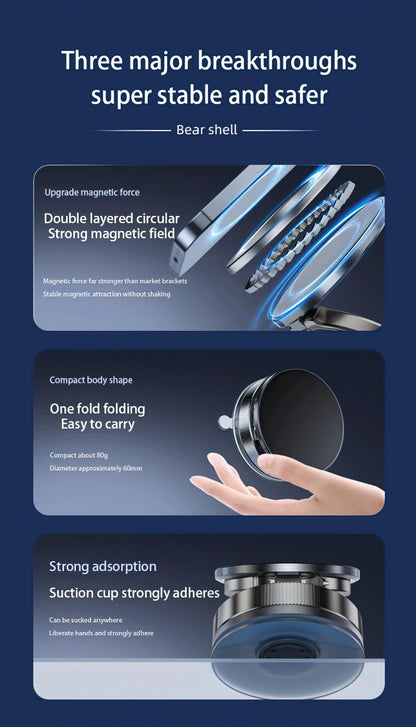 Magnetic Car Holder XO Design C177, Universal, Black