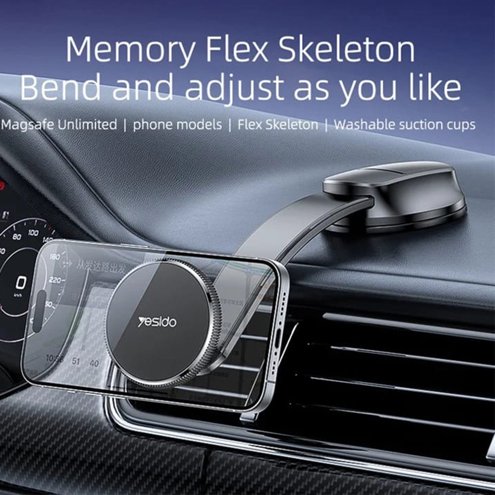 Magnetische Autohalterung Yesido C176, Universal, Schwarz