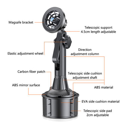 Magnetische Autohalterung Yesido C200, Universal, Schwarz