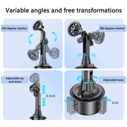 Magnetische Autohalterung Yesido C200, Universal, Schwarz