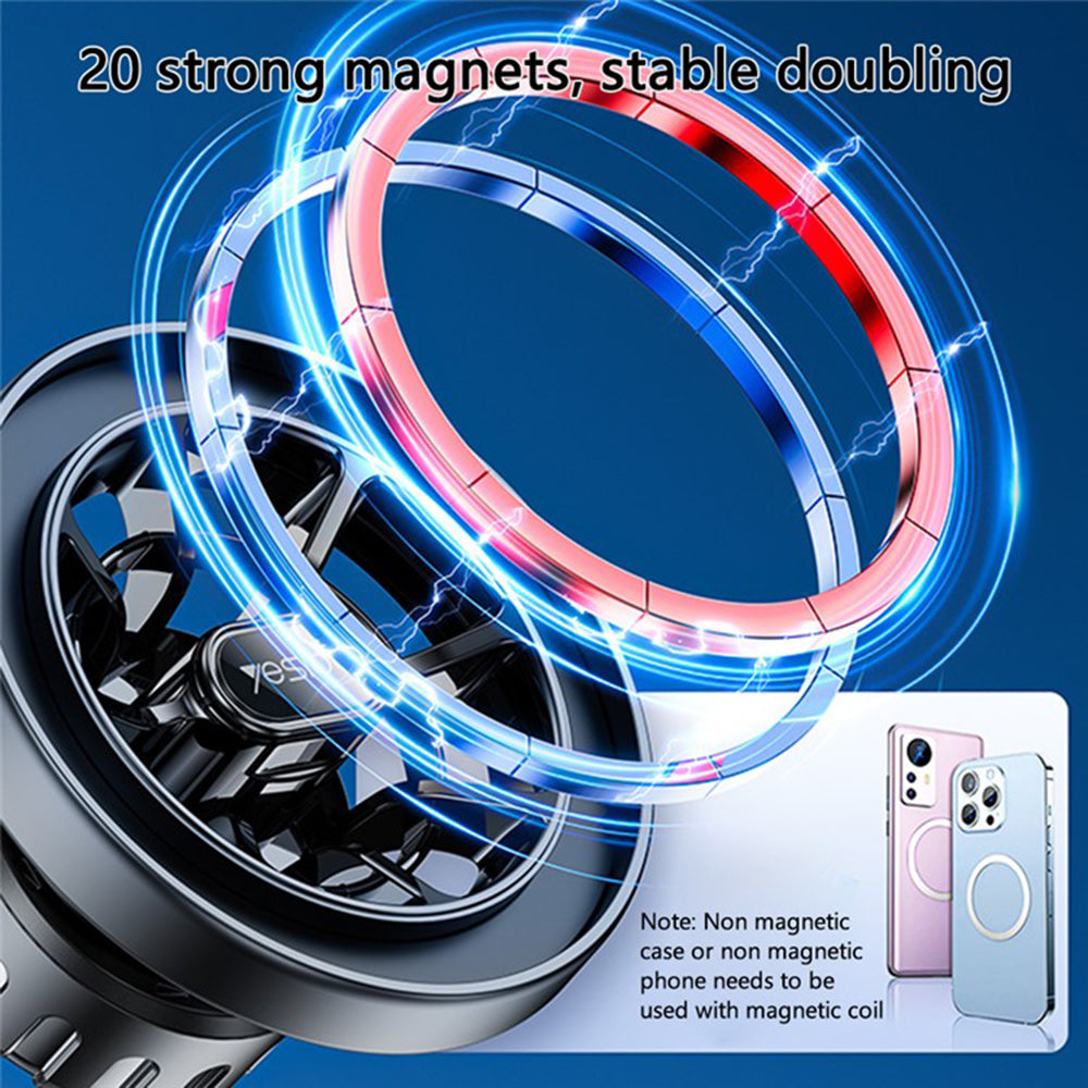 Magnetische Autohalterung Yesido C200, Universal, Schwarz