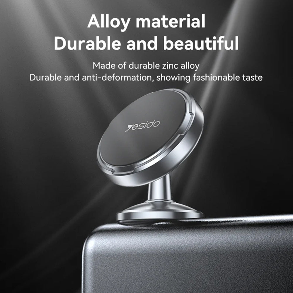 Support Auto Magnétique Yesido C215, Universel, Noir