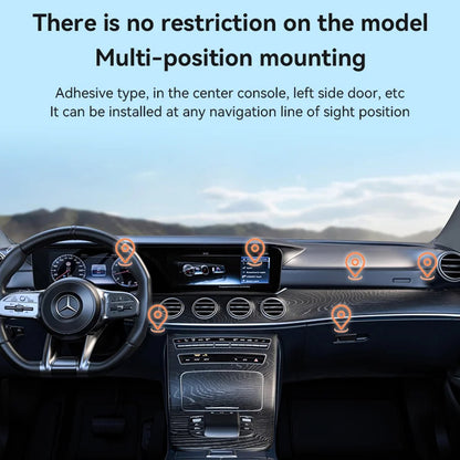 Support Auto Magnétique Yesido C215, Universel, Noir