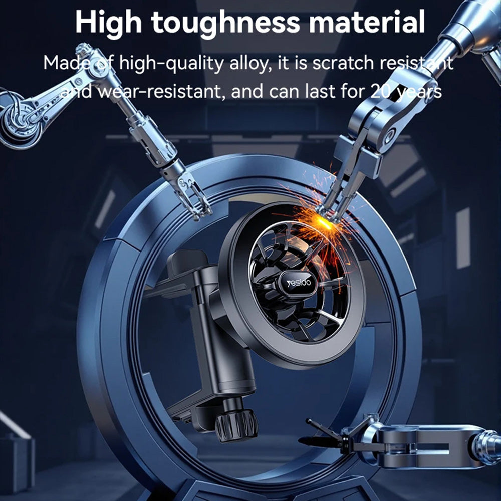 Support Auto Magnétique Yesido C221, Universel, Noir