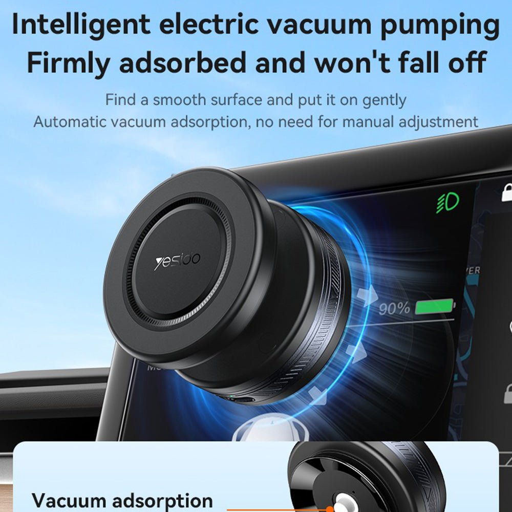 Magnetische Autohalterung Yesido C224, Universal, Schwarz