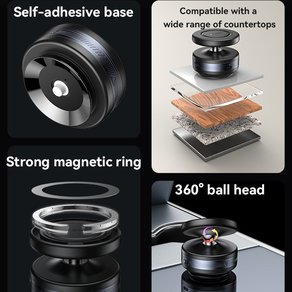 Magnetische Autohalterung Yesido C224, Universal, Schwarz