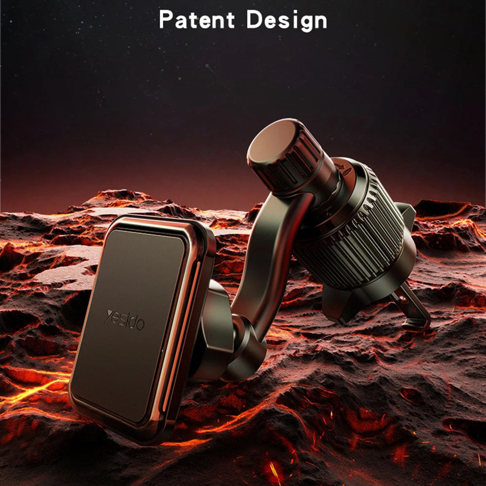 Support Auto Magnétique Yesido C244, Universel, Noir