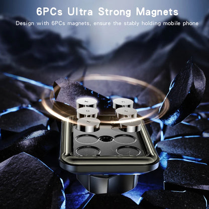 Support Auto Magnétique Yesido C246, Universel, Noir