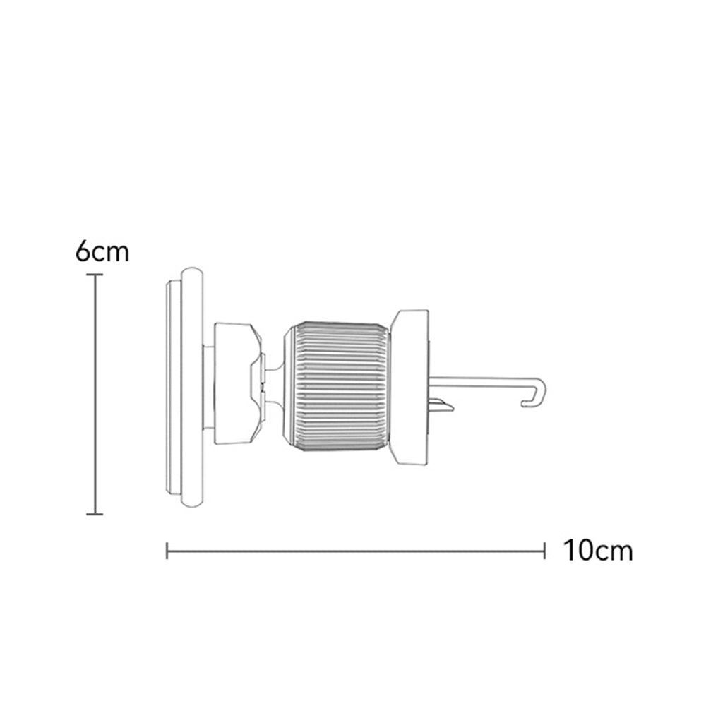 Support Auto Magnétique Yesido C252, Universel, Noir