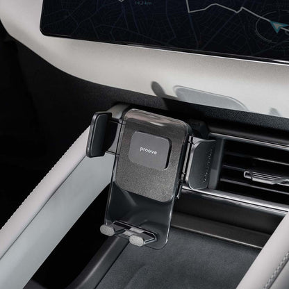 Proove Crystal Clamp Plus Vent Autohalterung, 4,7 Zoll - 6,9 Zoll, Schwarz CHCCP0000001