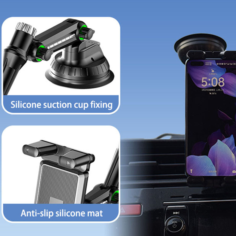 Support Auto Techsuit ST1 pour Téléphone / Tablette, 4.7 pouces - 12.9 pouces, Noir