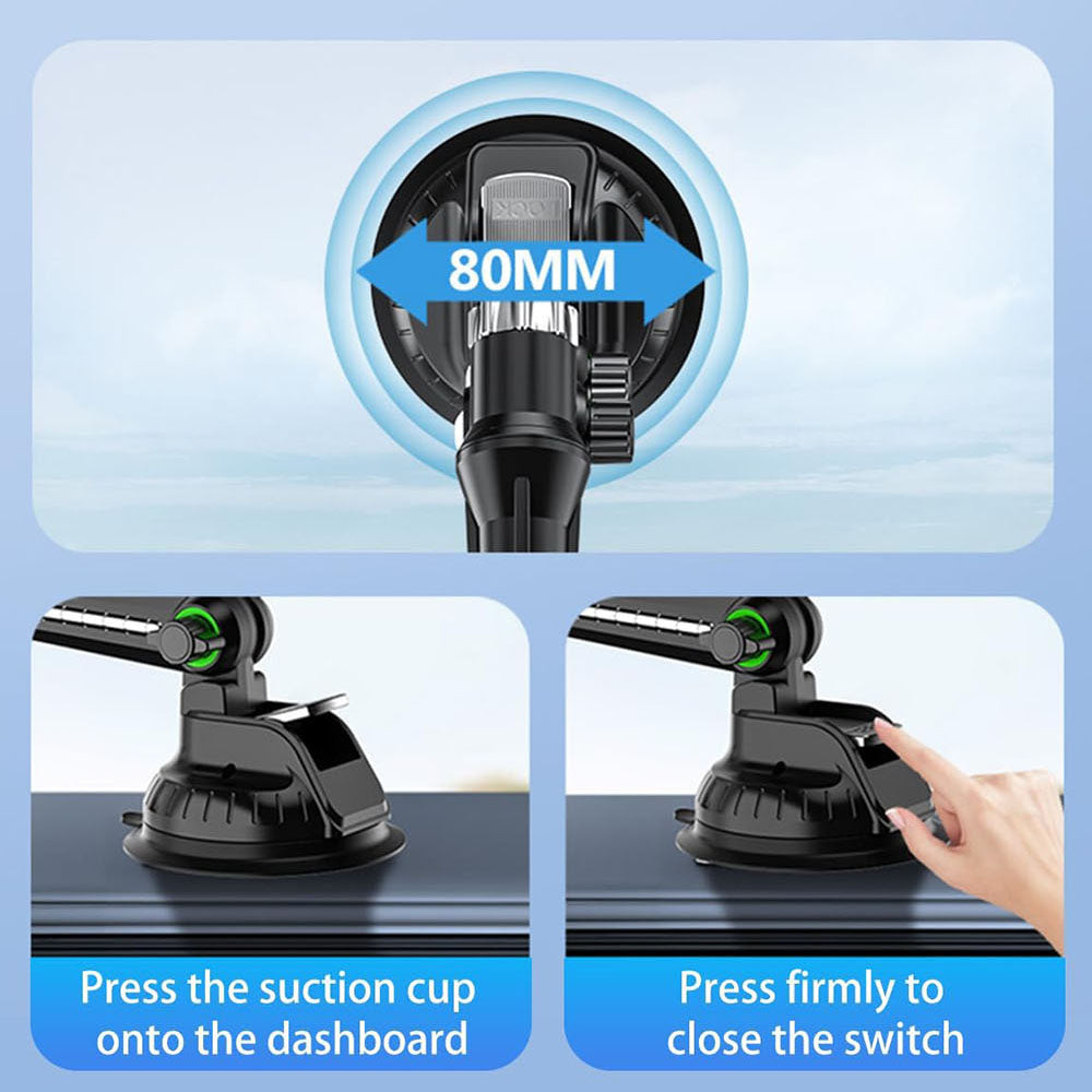 Support Auto Techsuit ST1 pour Téléphone / Tablette, 4.7 pouces - 12.9 pouces, Noir