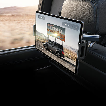 Auto-Kopfstützenhalter Lisen für Telefon / Tablet, 4,7 Zoll - 12,9 Zoll, Schwarz YL0221030002
