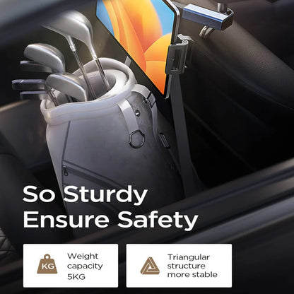 Auto-Kopfstützenhalter Lisen für Telefon / Tablet, 4,7 Zoll - 12,9 Zoll, Schwarz YL0221030002