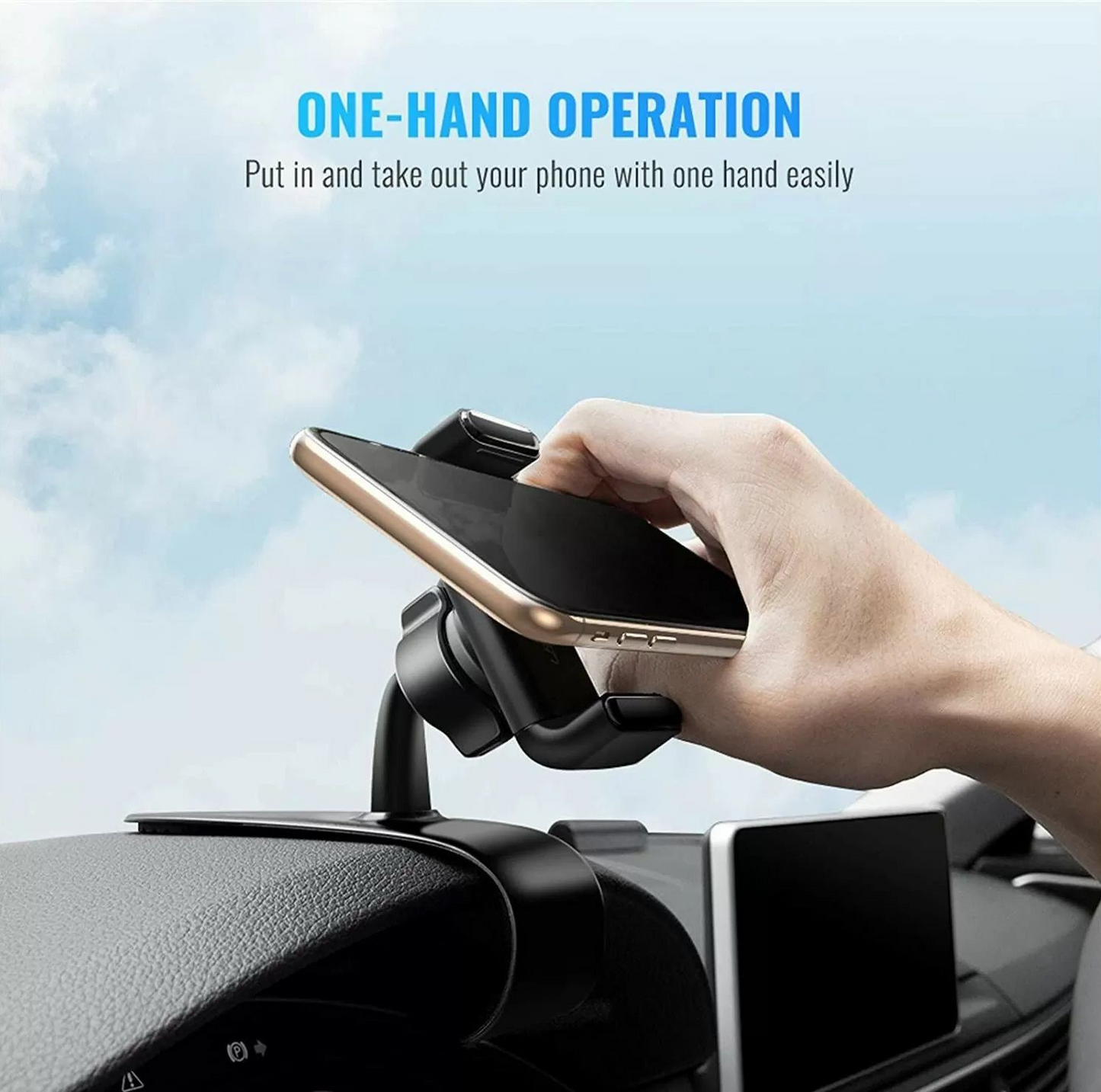 UGREEN LP189 Universal Car Holder, Black