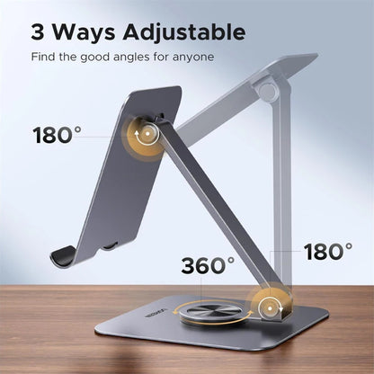 Support de bureau UGREEN LP894 (45860) pour téléphone / tablette, 4 pouces - 13 pouces, Gris
