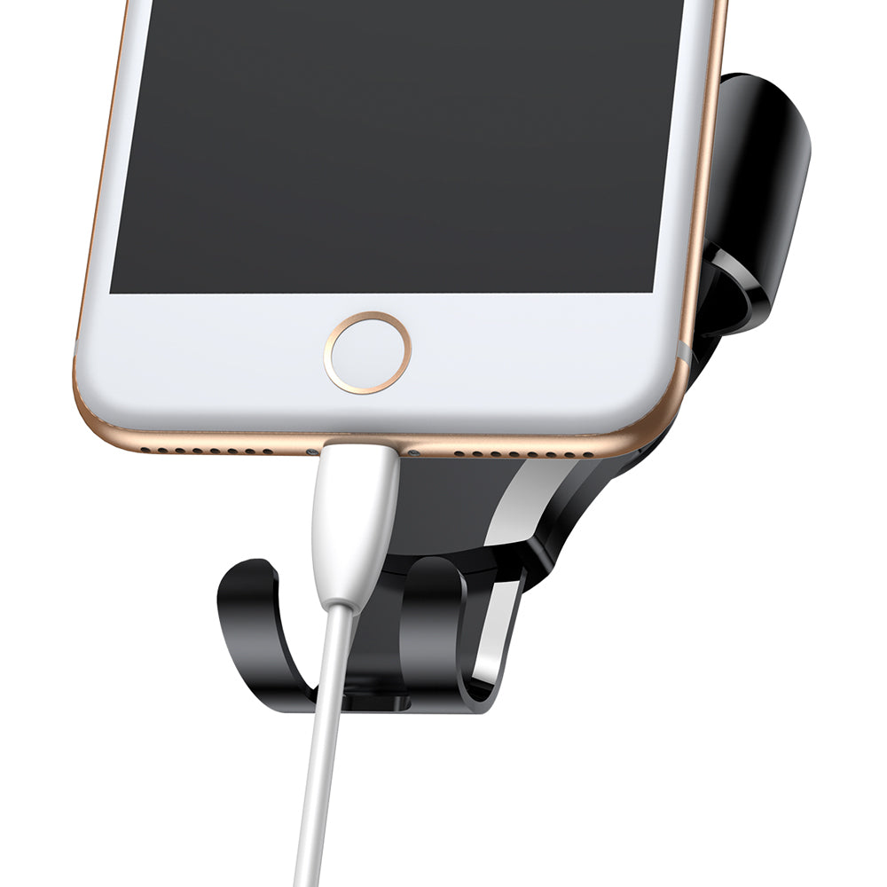 Baseus Osculum Gravity Car Mount, 63mm - 85mm, SUYL-XP01 Black