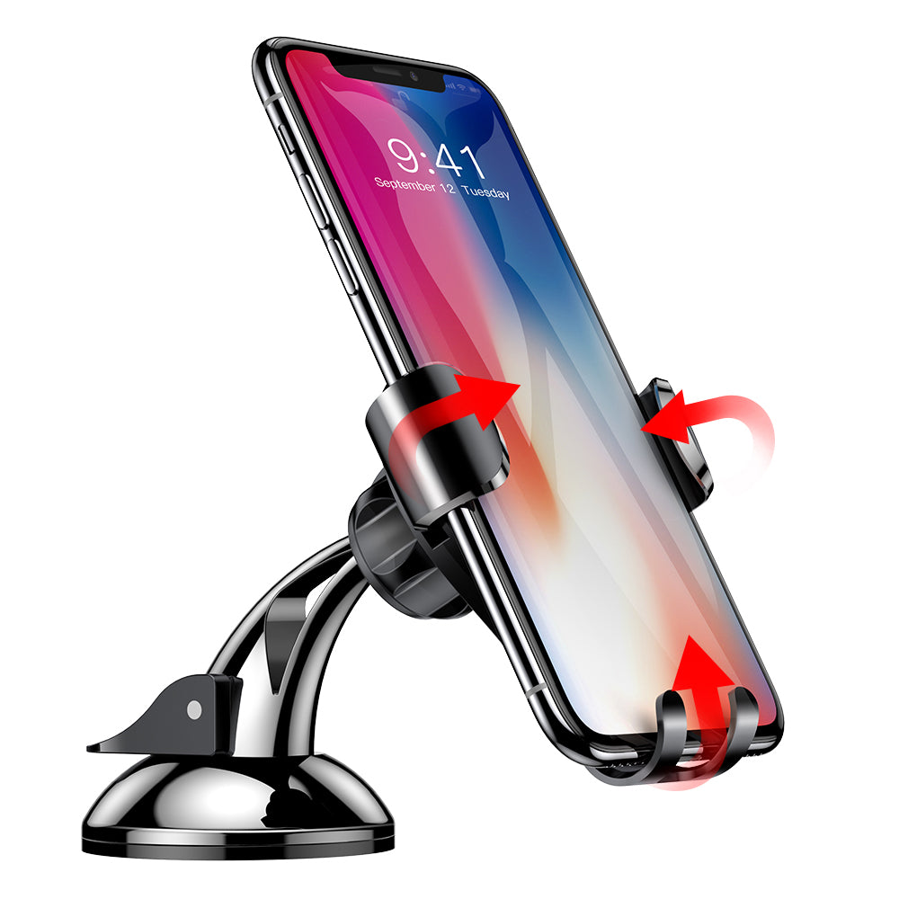 Baseus Osculum Gravity Car Mount, 63mm - 85mm, SUYL-XP01 Black