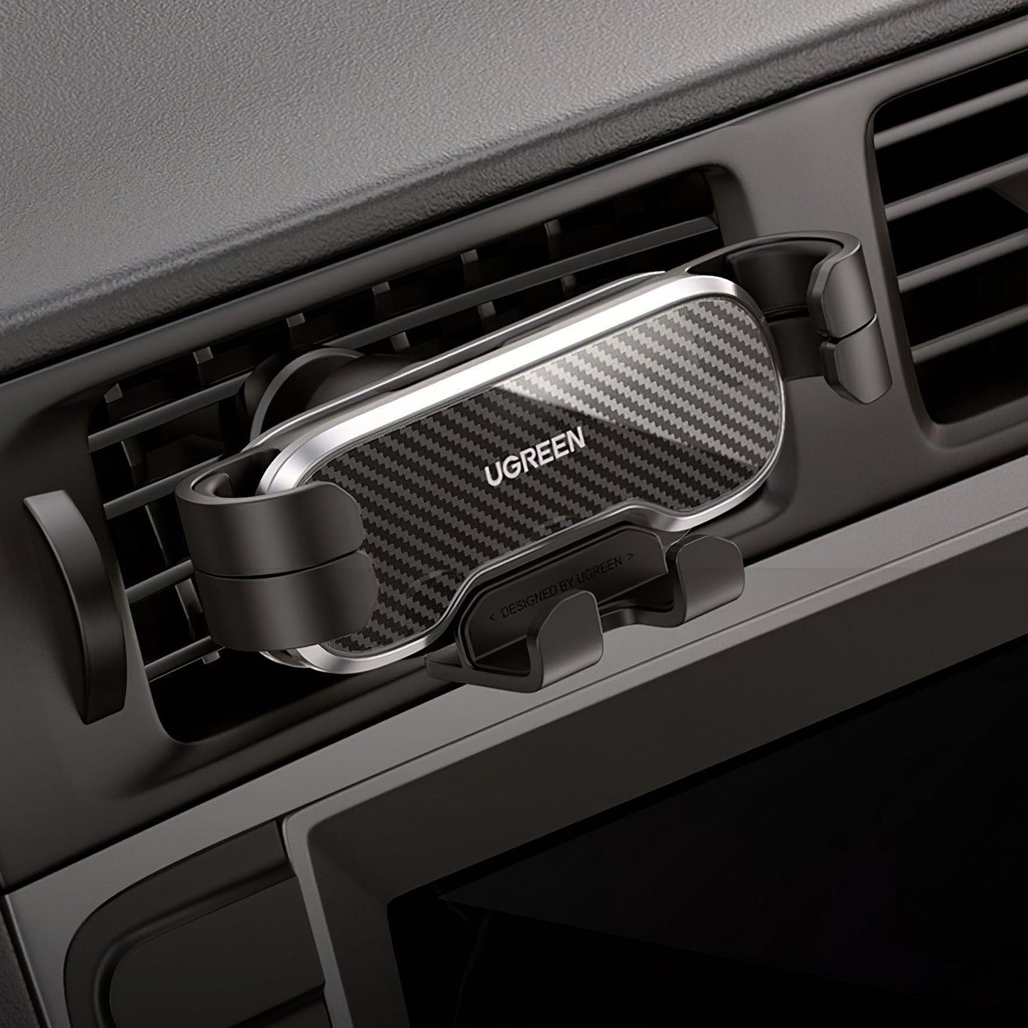 Support Auto UGREEN Gravity Air Vent, Universel, Noir