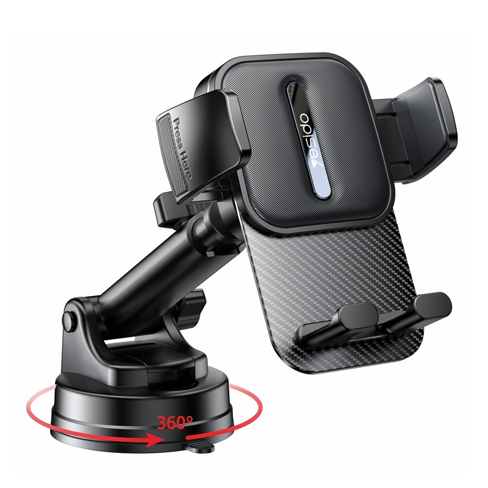 Autohalterung Yesido C174, 4 Zoll - 6,7 Zoll, Schwarz